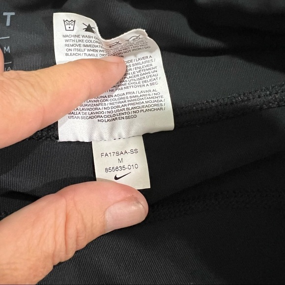 Nike Dri-Fit Women Power Epic Lux Cool Crop Running Tights medium - Picture 9 of 12